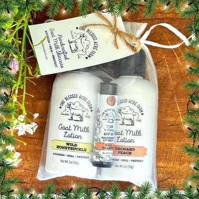 Self Care Holiday Lotion & Lip Balm Gift Set Self Care Holiday Lotion & Lip Balm Gift Set
