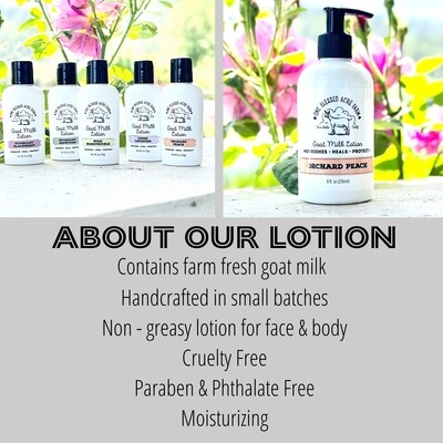 Vanilla Creme Goat Milk Lotion Hand Cream Body Lotion
