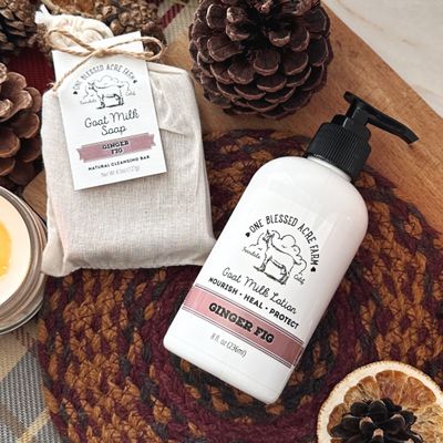 Ginger Fig Goat Milk Lotion Hand Cream Body Lotion Ginger Fig Goat Milk Lotion Hand Cream Body Lotion