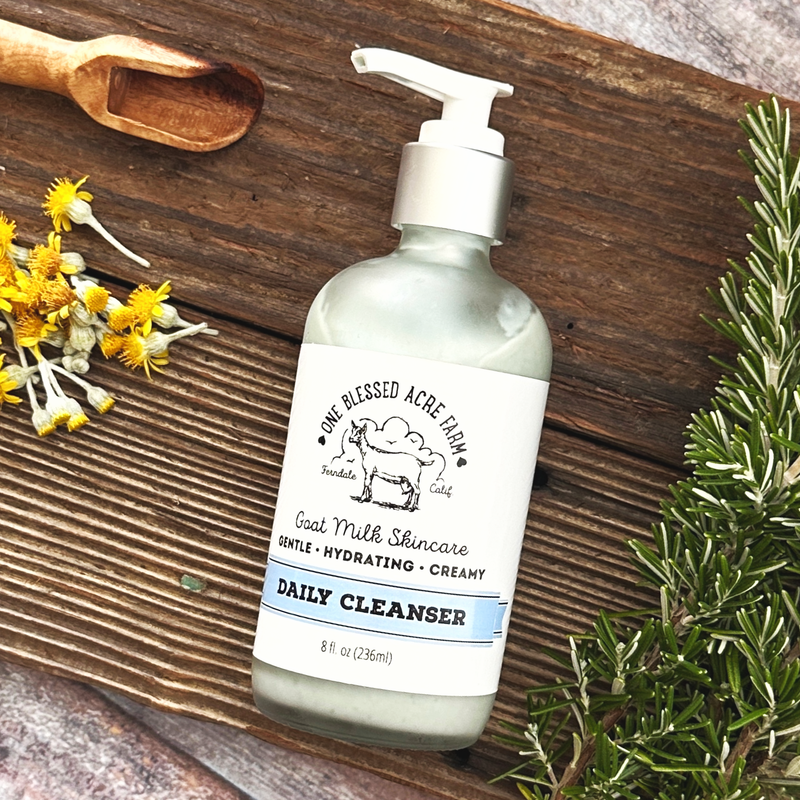 Goat Milk Daily Cleanser Facial Cleanser Blue Tansy Gentle Cream Face Wash
