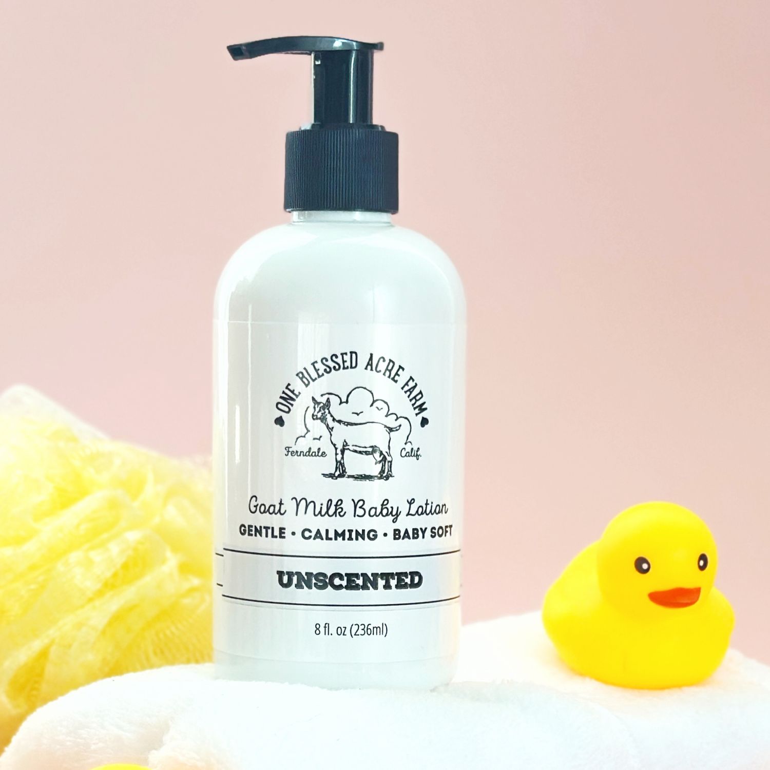 Unscented Baby Skincare Line Goat Milk Lotion Hand Cream