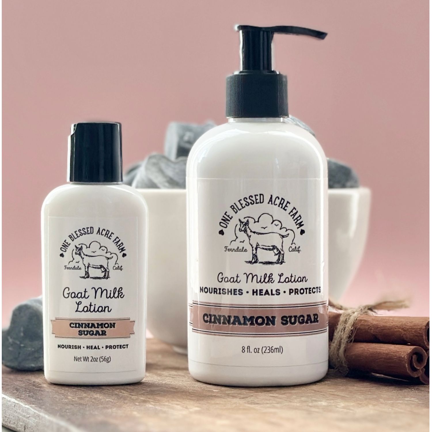 Cinnamon Sugar Goat Milk Lotion Hand Cream Body Lotion, Lotion/Soap Sets: Single 2 ounce Lotion, Add Ons For Gift Sets: No Add ons please