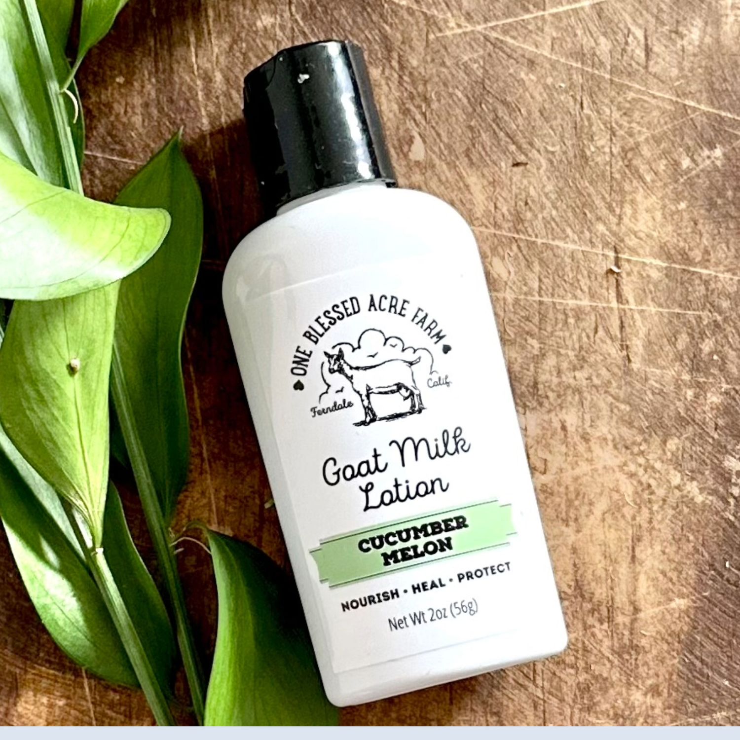 Cucumber Goat Milk Lotion Hand Cream Body Lotion, Lotion + Soap Sets: Single 2 ounce lotion, Add on For Gift Set: No Add ons