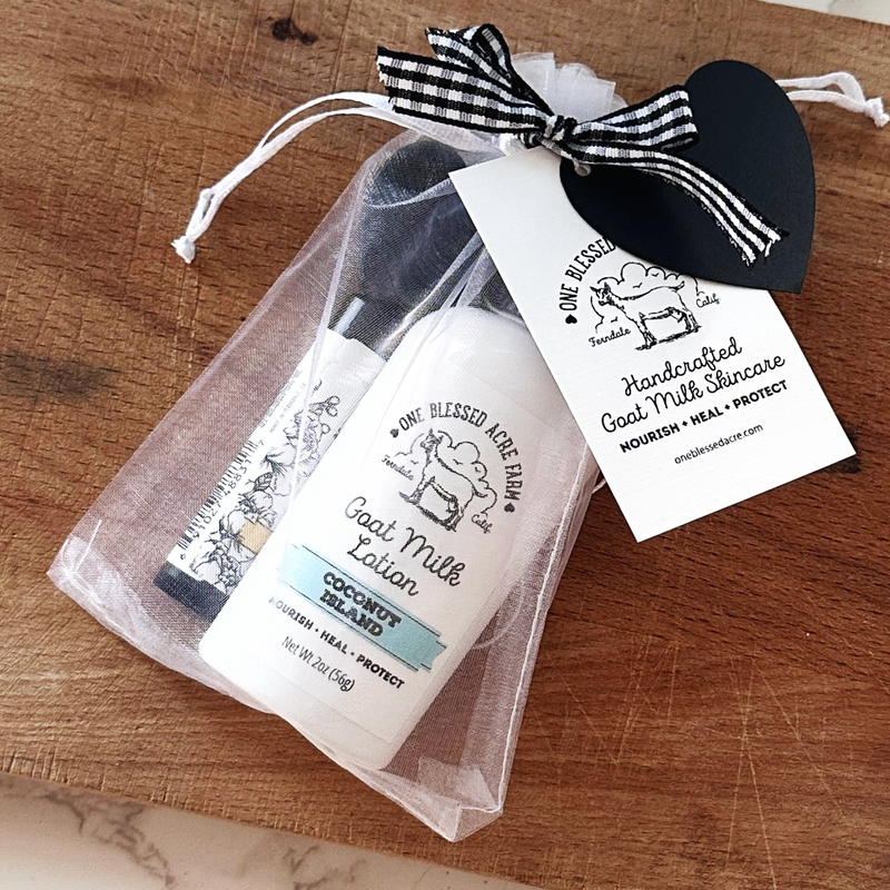 Lotion And Lip Balm Gift Set