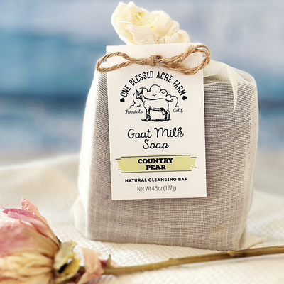 Country Pear Goat Milk Bar Soap Country Pear Goat Milk Bar Soap