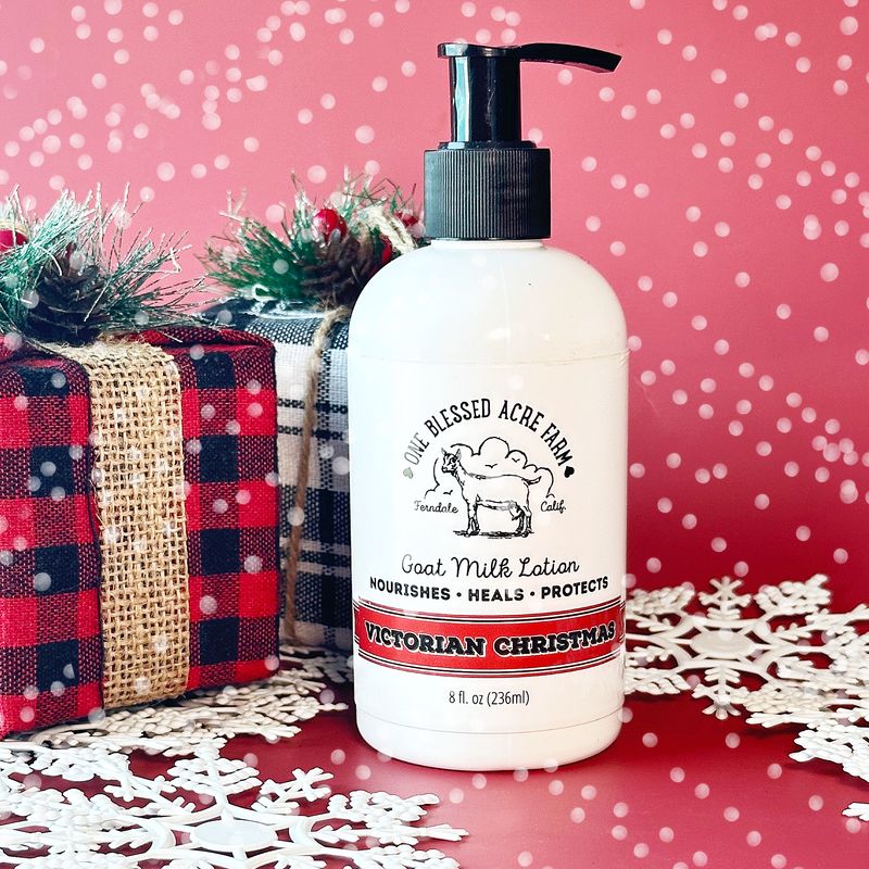 Victorian Christmas Goat Milk Lotion for Hand and Body Victorian Christmas Goat Milk Lotion for Hand and Body