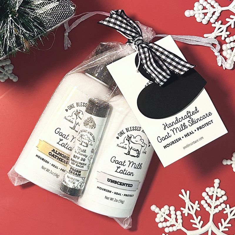 Self Care Lotion & Lip Balm Gift Set