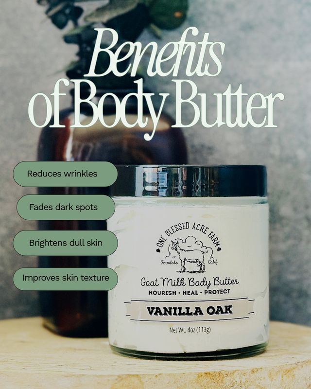 Unscented Goat Milk Body Butter