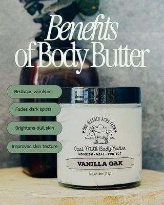 Unscented Goat Milk Body Butter