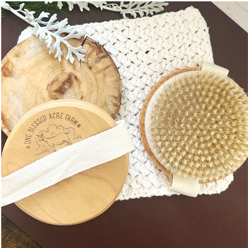 Dry Brush, Body Brush For Exfoliation