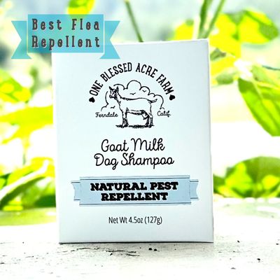 Natural Pest Repellent Dog Shampoo Goat Milk Bar Soap Pet Care Soap Dog Grooming