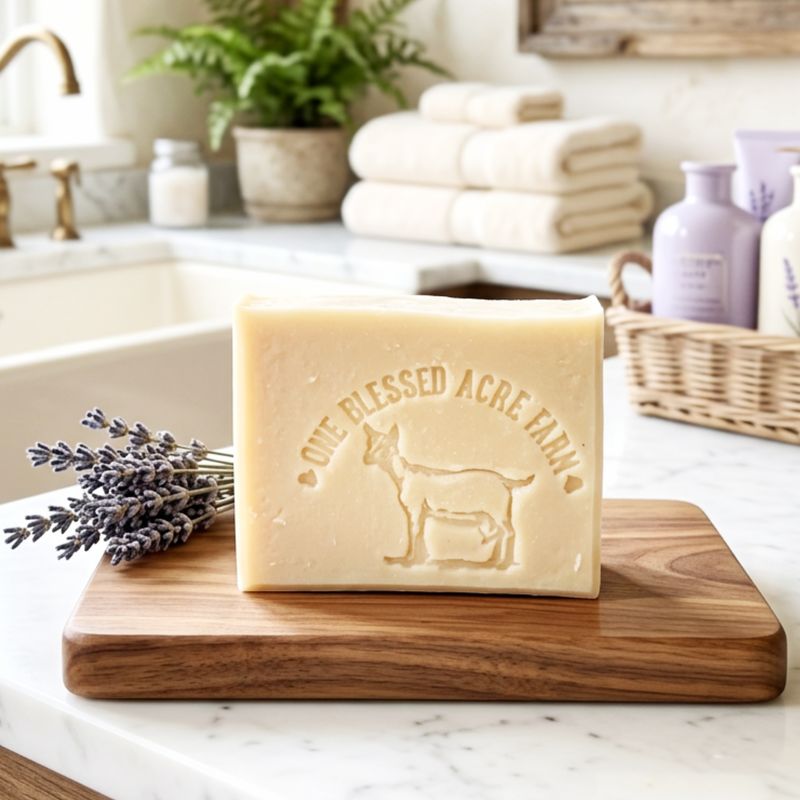 Fresh Lavender Goat Milk Bar Soap - 4.5 oz & 1.25 oz