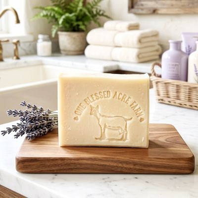 Fresh Lavender Goat Milk Bar Soap - 4.5 oz & 1.25 oz