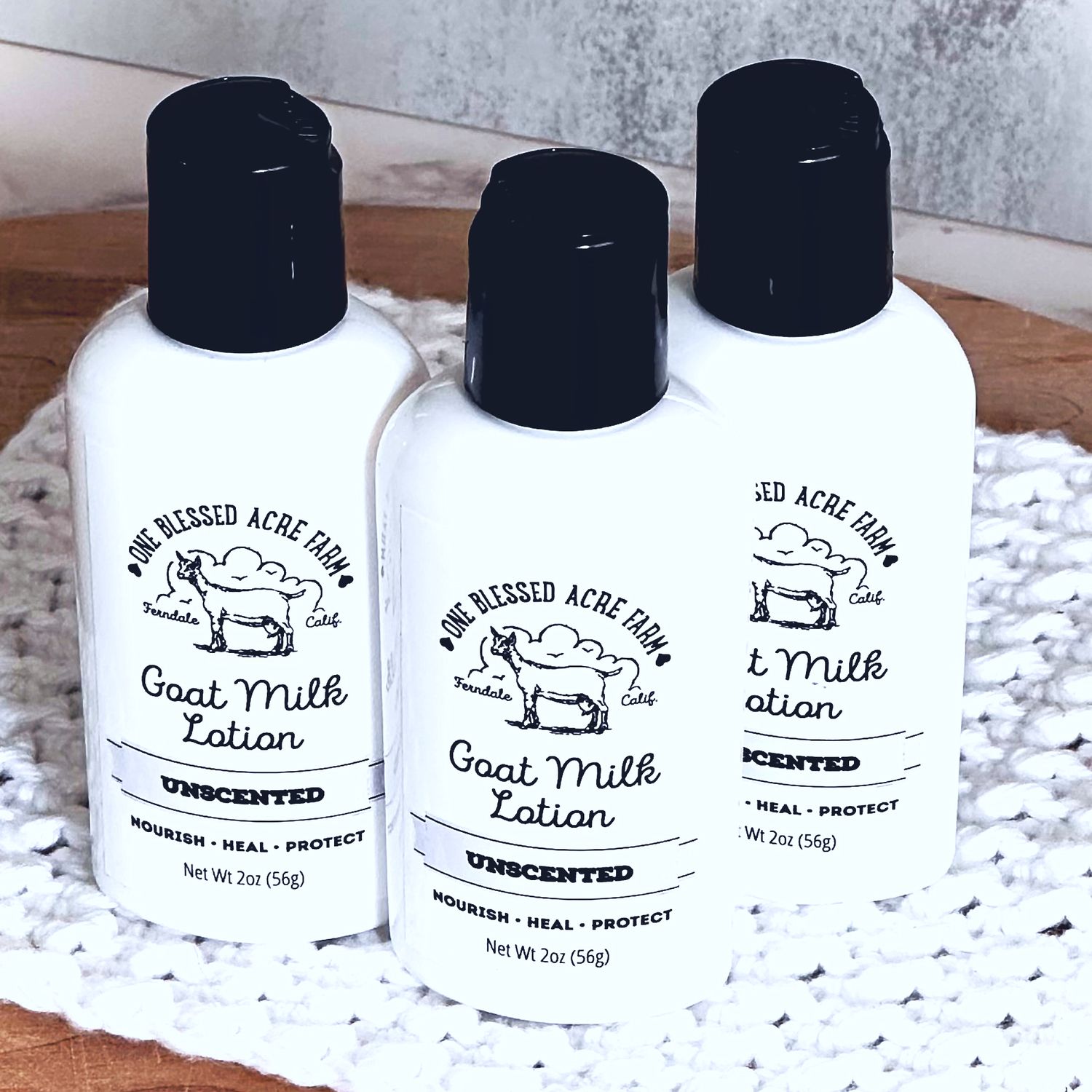 Unscented Goat Milk Lotion Unscented Hand Cream Fragrance Free Body Lotion, Choose Lotion/Soap Sets: Single 2 oz lotion, Add ons For Gift Sets: No Add Ons