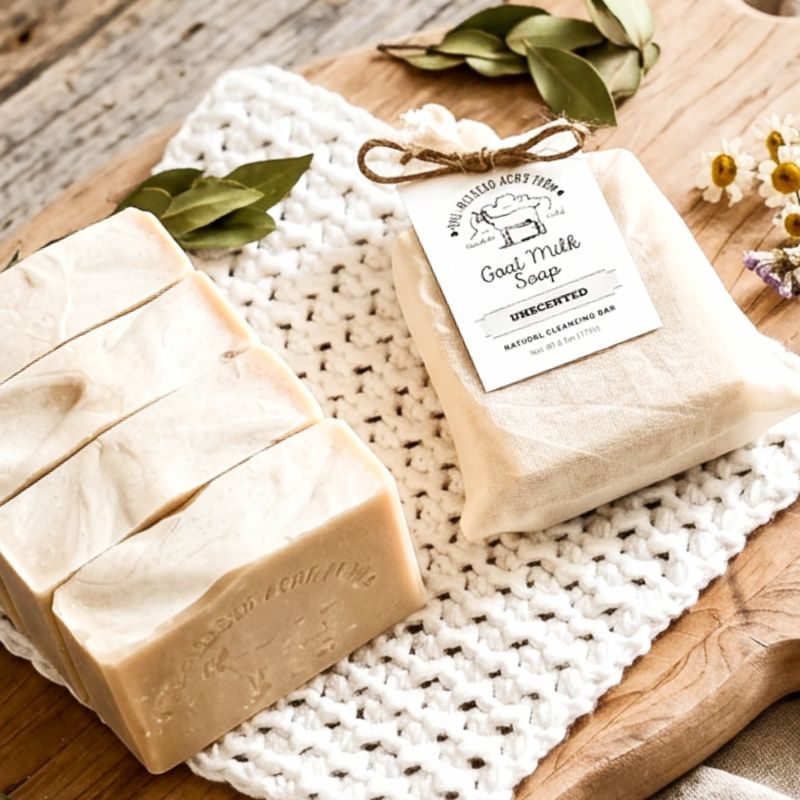 Unscented Goat Milk Bar Soap