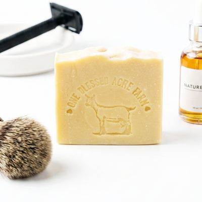 Mens Goat Milk Bar Soap, Natural Cleansing Bar - 4.5 ounce