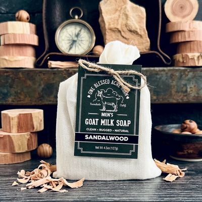 Sandalwood Goat Milk Soap Bar Sandalwood Goat Milk Soap Bar