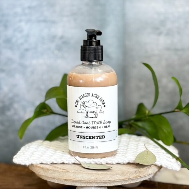 Unscented Goat Milk Liquid Soap Hand Soap Body Wash