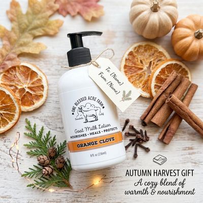 Orange Clove Goat Milk Lotion for Hand and Body