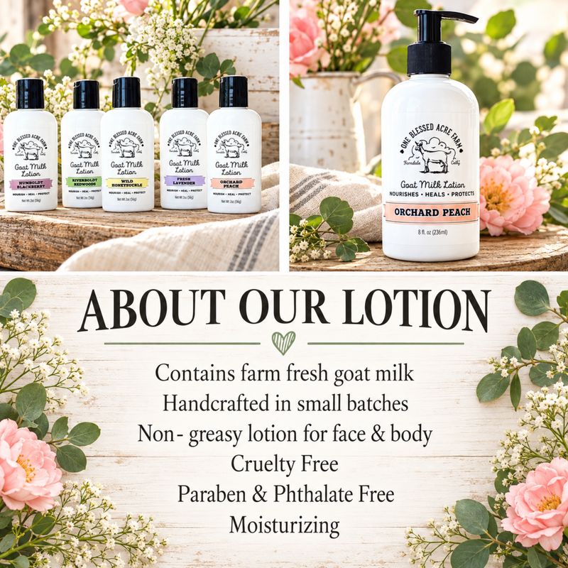 Vanilla Creme Goat Milk Lotion Hand Cream Body Lotion