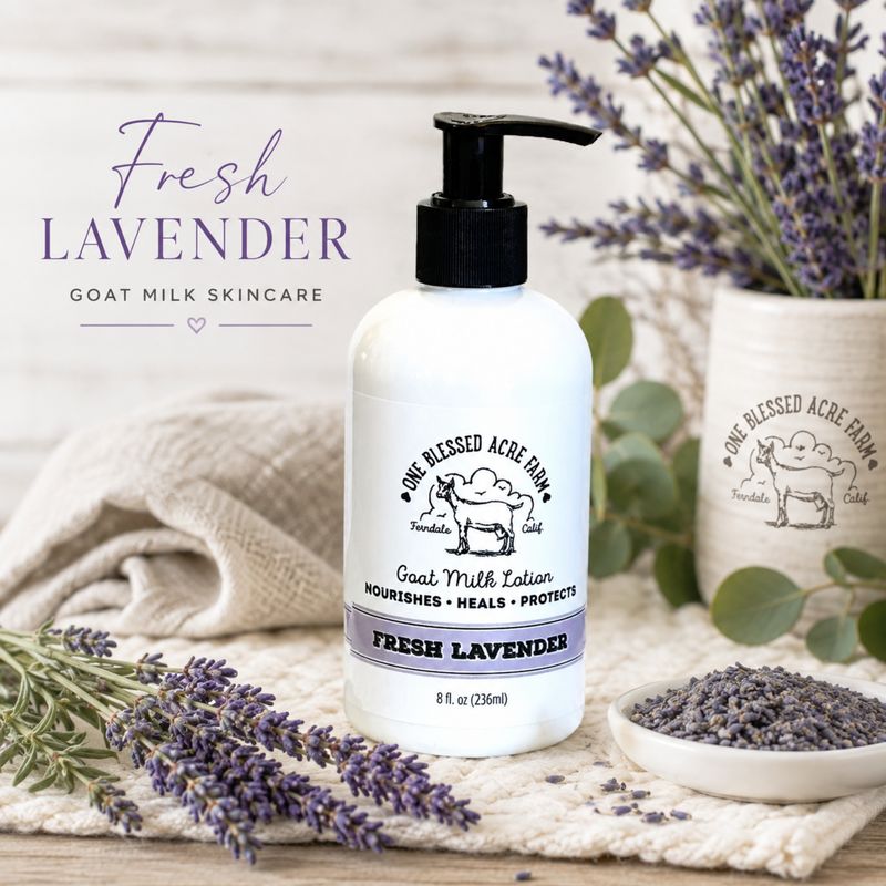 Fresh Lavender Goat Milk Lotion Hand Cream Body Lotion