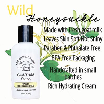 Wild Honeysuckle Goat Milk Lotion