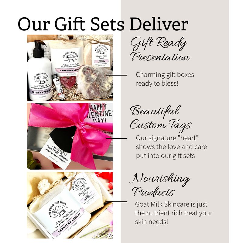 Gift Set Goat Milk Skincare, Self Care Gift Box