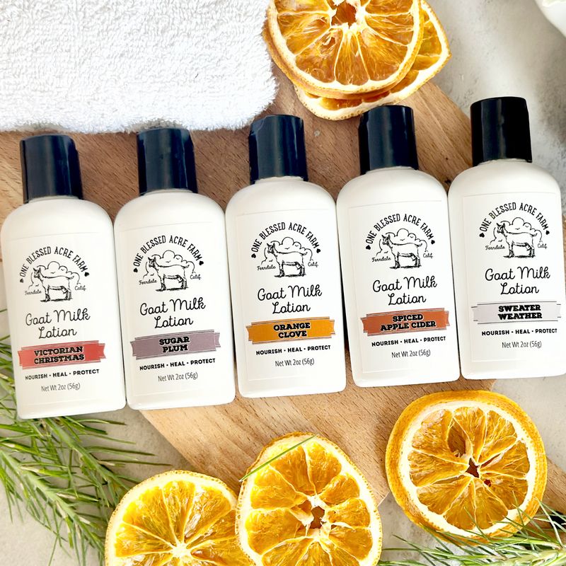Bulk Goat Milk Lotion Hand Cream  2 oz. Travel Size Hand Cream For Dry Hands