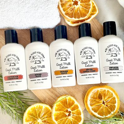 Bulk Goat Milk Lotion Hand Cream  2 oz. Travel Size Hand Cream For Dry Hands