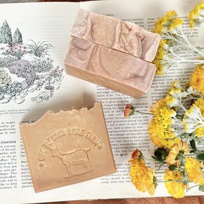 Apple Cider Goat Milk Bar Soap, Natural Cleansing Bar