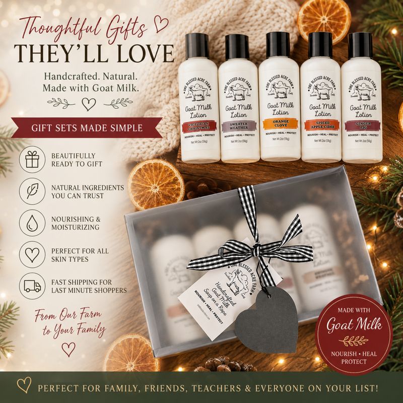 Holiday Lotion Gift Set of 4 Lotion Sampler Set