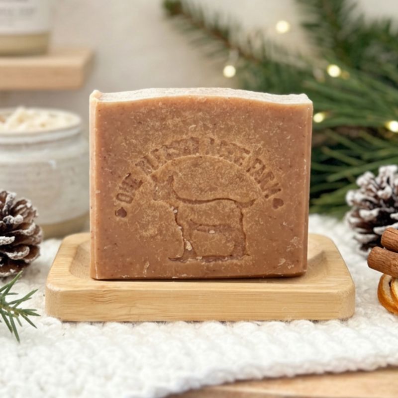 Victorian Christmas Goat Milk Bar Soap, Natural Cleansing Bar Victorian Christmas Goat Milk Bar Soap, Natural Cleansing Bar