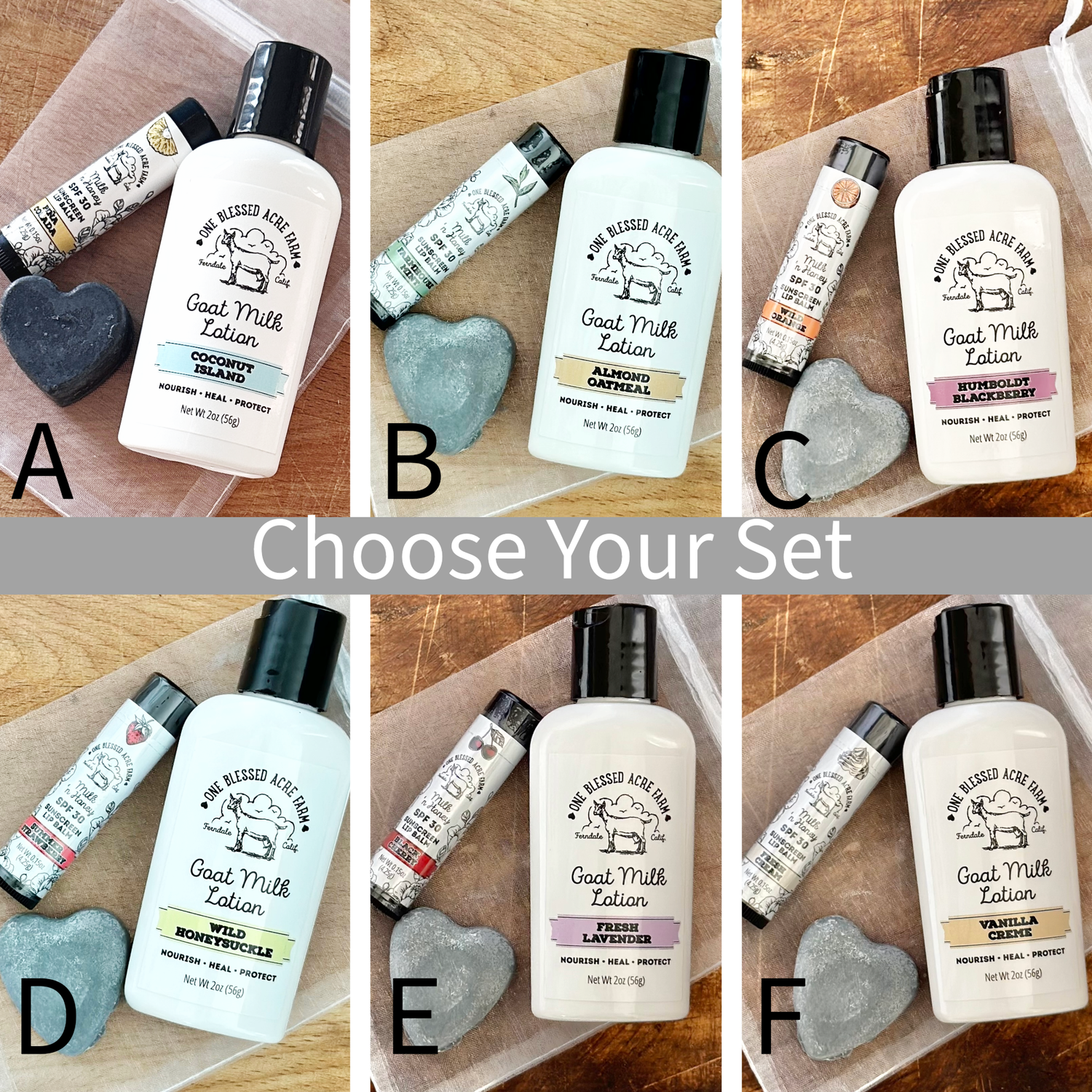 Lotion And Lip Balm Gift Set Lotion And Lip Balm Gift Set, Choose Set: Set A