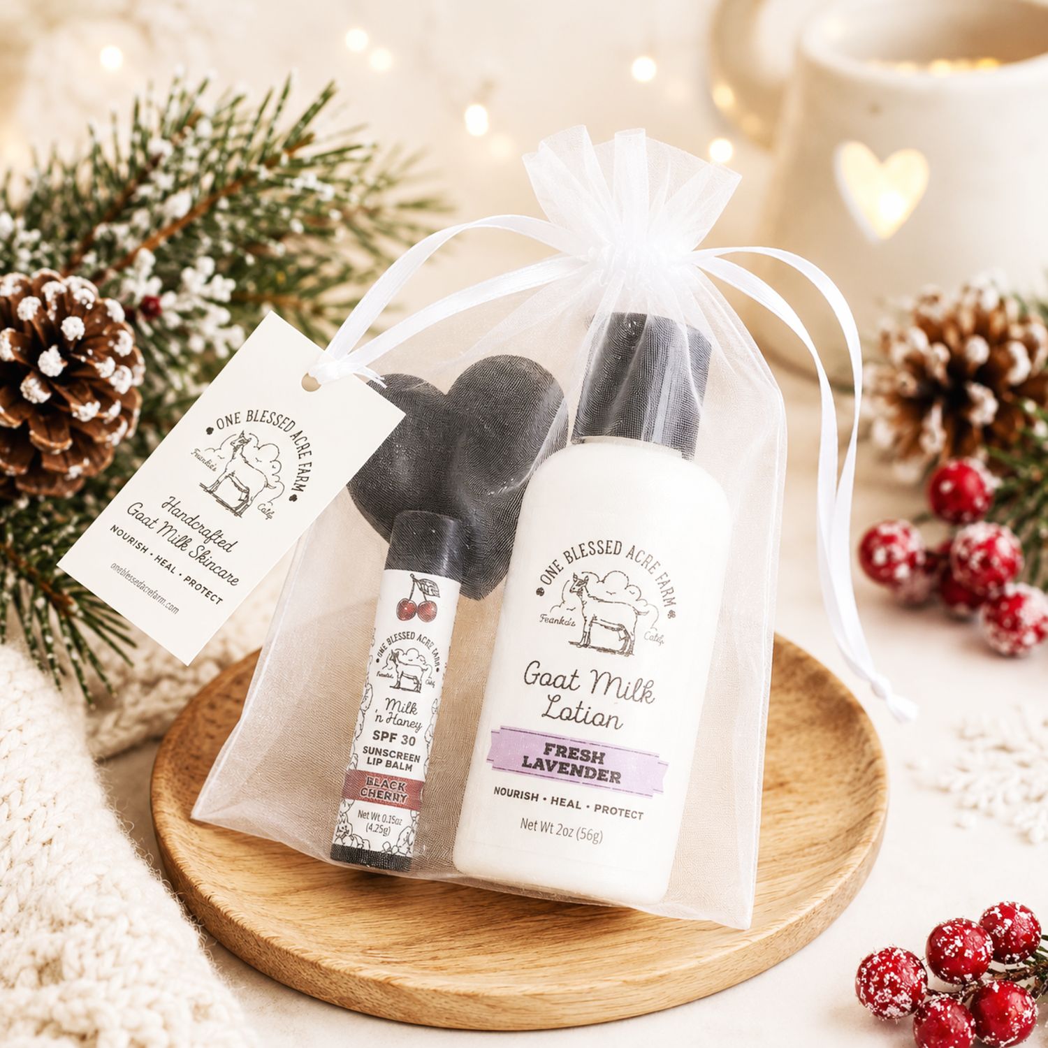 Lotion And Lip Balm Gift Set