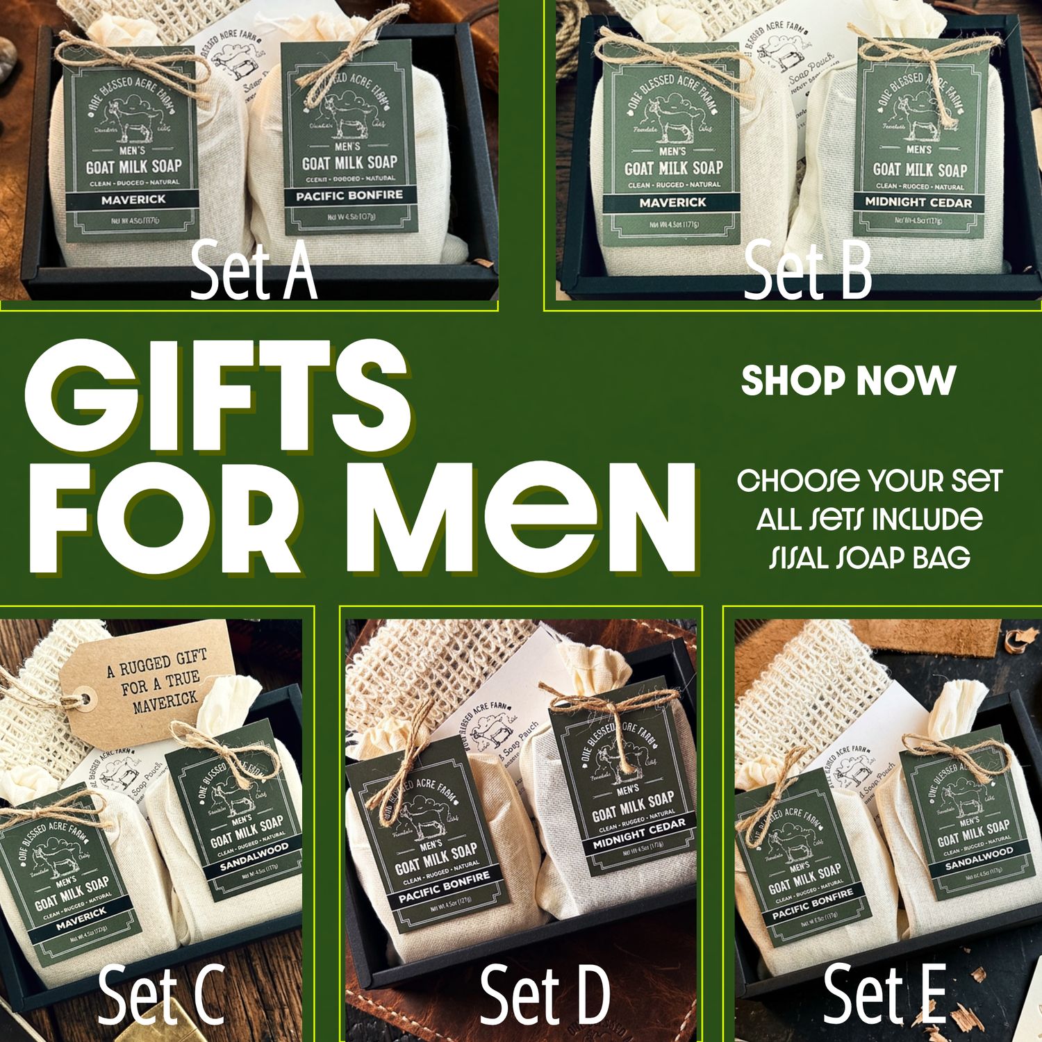 Dad Soap Set For Him Under 20 Gift Set For Fathers Day Dad Soap Set For Him Under 20 Gift Set For Fathers Day, Collection: Collection A