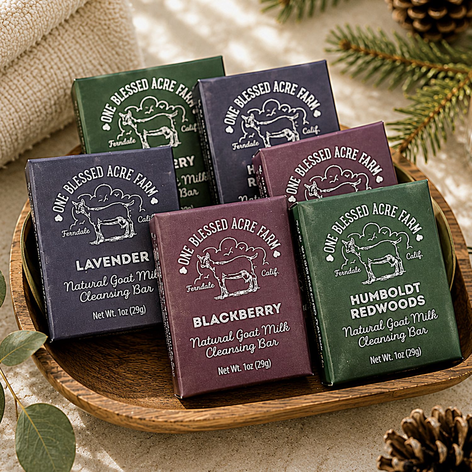 Handcrafted 1 oz goat milk guest soap for Airbnb, hotels, wedding favors, baby showers, and travel gifts.