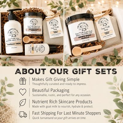 Vanilla Soap Lotion Gift Set Holiday Gift