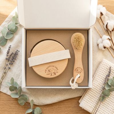 Natural Beauty Supply Body Brush & Facial Brush Custom Box Natural Beauty Supply Body Brush & Facial Brush Custom Box