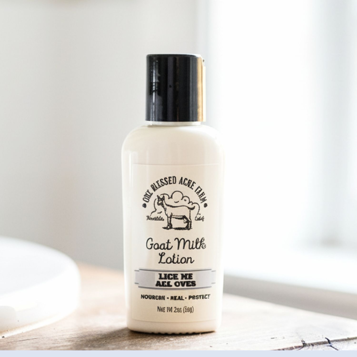 Lick Me All Over Goat Milk Hand & Body Lotion Lick Me All Over Goat Milk Hand & Body Lotion, Lotion & Soap Set: 2 ounce lotion, Add On: No Add On