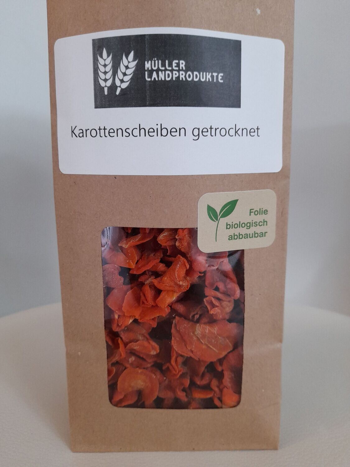 Karottenscheiben getrocknet; Karotten; Wurzeln