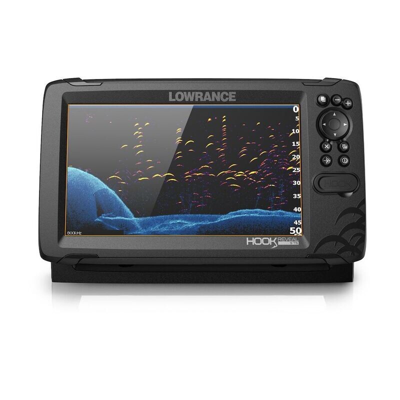 Lowrance HOOK Reveal 9 mit 50/200 HDI-Schwinger & Basiskarte Lowrance HOOK Reveal 9 mit 50/200 HDI-Schwinger & Basiskarte