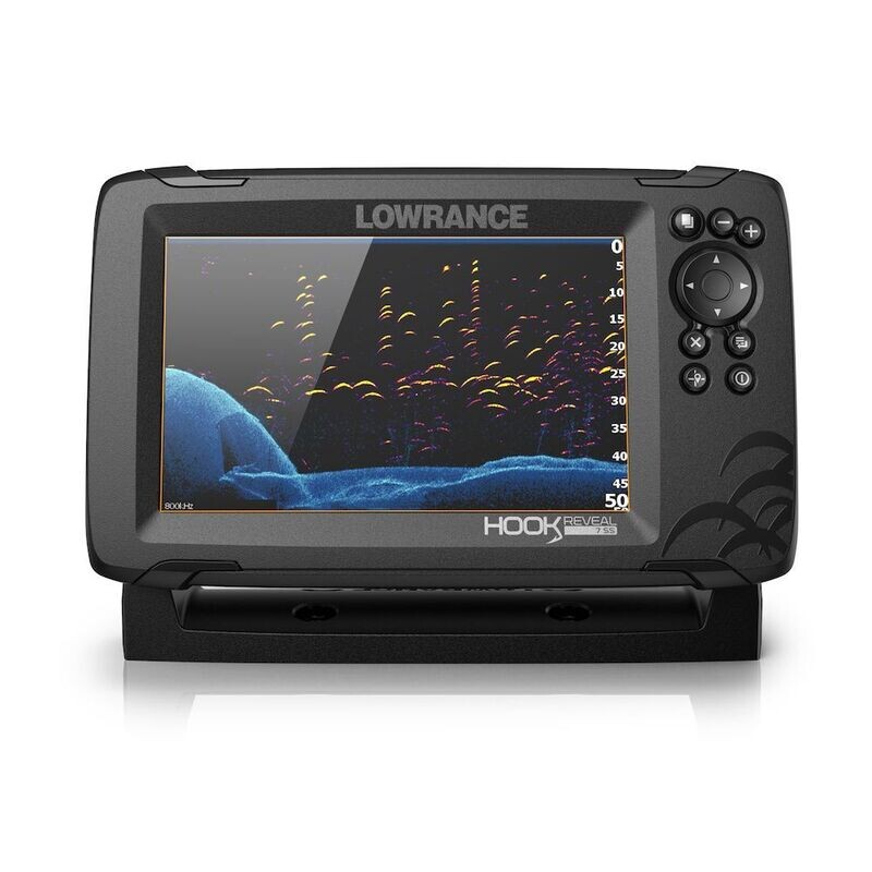 Lowrance HOOK Reveal 7 mit 50/200 HDI-Schwinger & Basiskarte Lowrance HOOK Reveal 7 mit 50/200 HDI-Schwinger & Basiskarte