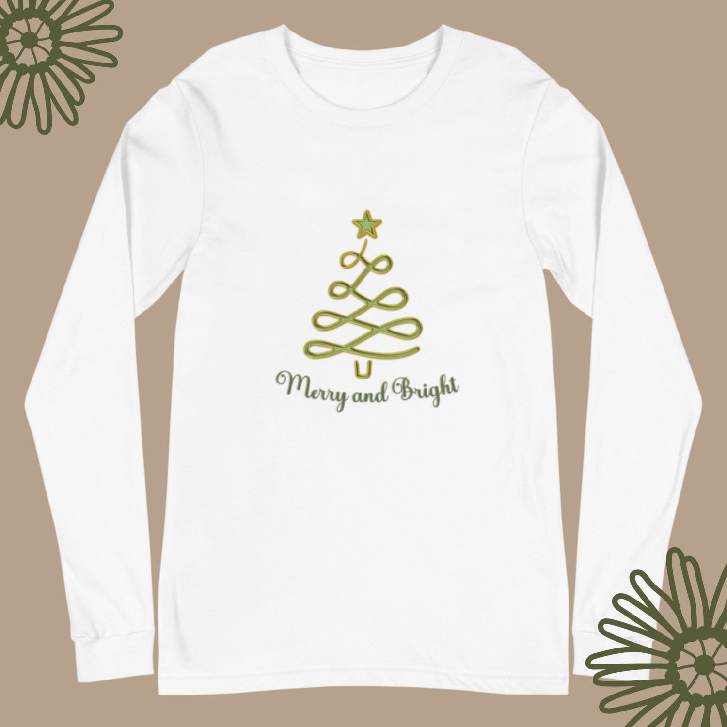 Merry and Bright Unisex Long Sleeve Tee