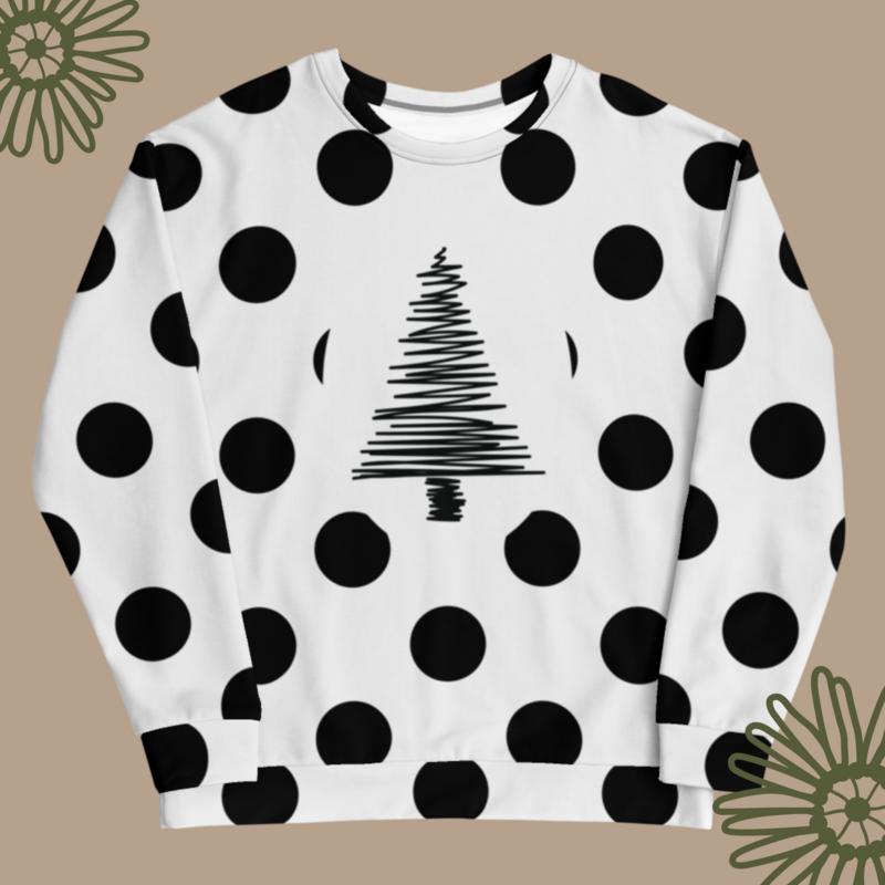 Tree and Dots Unisex Sweatshirt