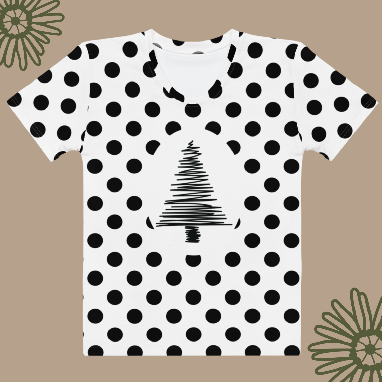 Tree and Dots Women's T-shirt
