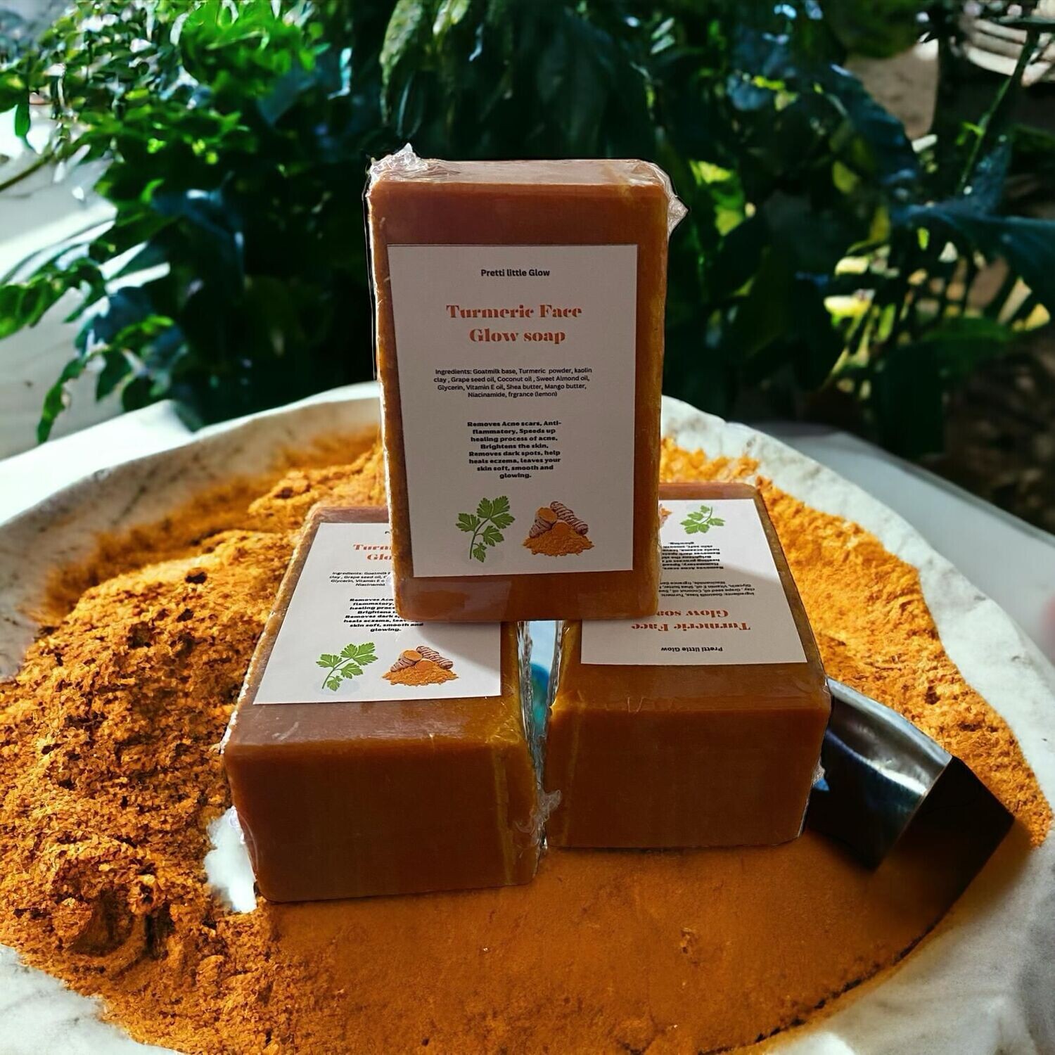 Turmeric Face Glow Dark Spots Brightening Soap (3PK)