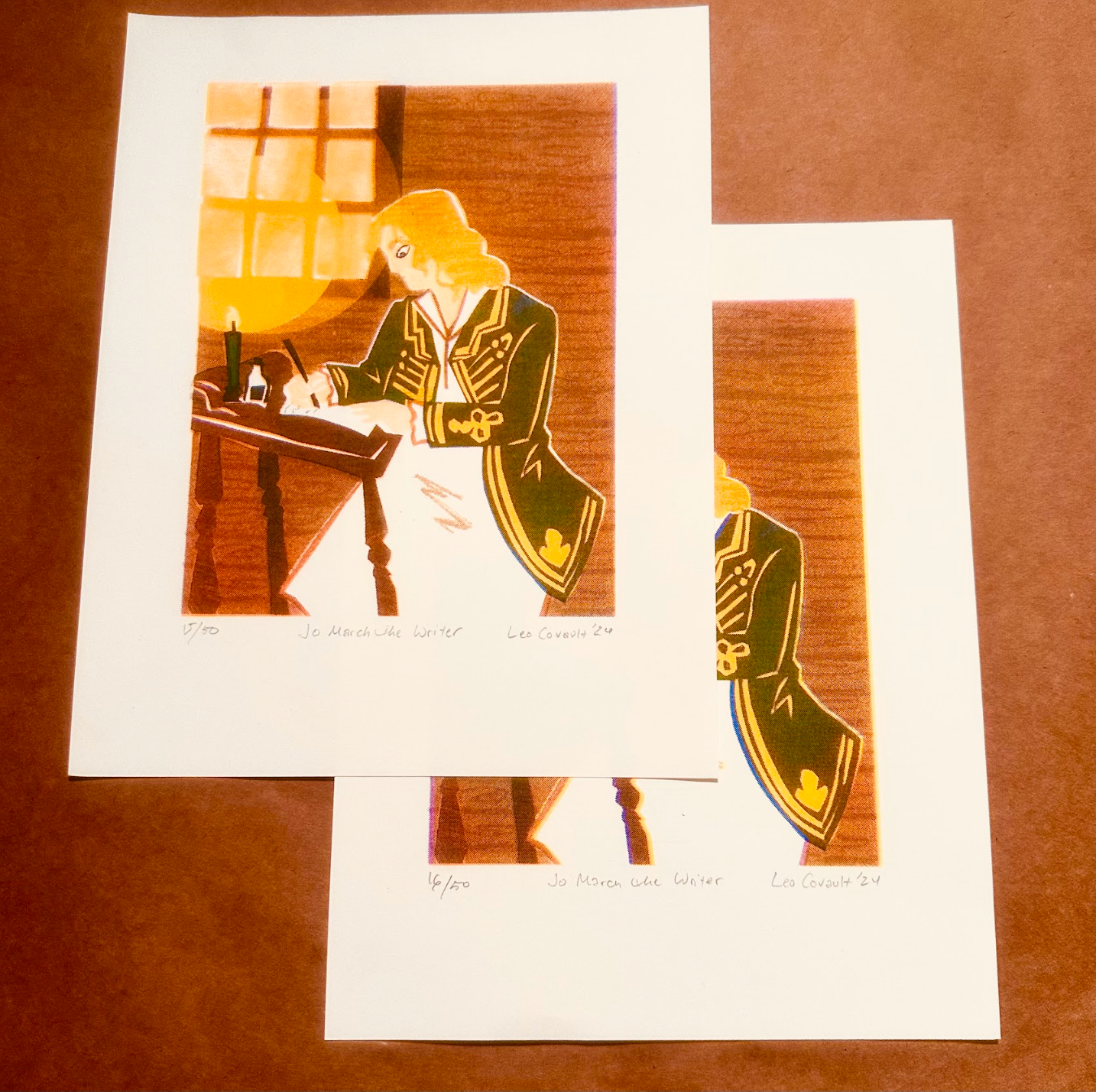 Jo March Riso Print