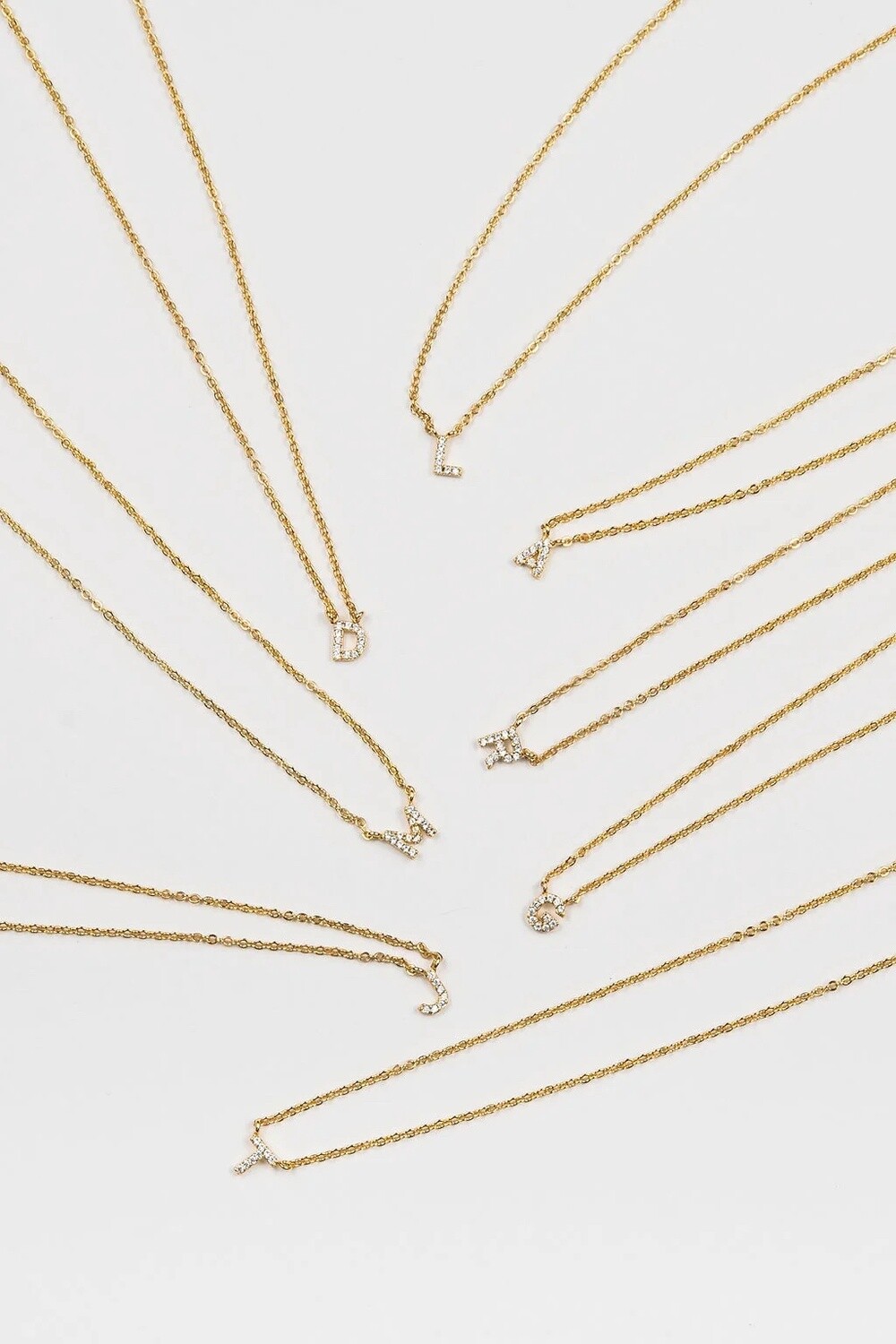 Shiny Initial Necklace