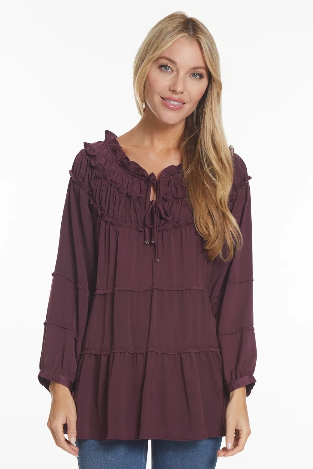 Peasant Tiered Blouse