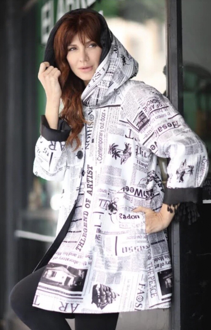 Newspaper Raincoat